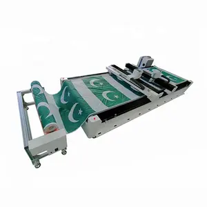 Double Head CNC Knife Umbrella Cloth Knit Fabric Cutting Machine Price for Making T Shirt