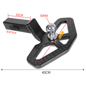 Nouvelle marchepied arrière universelle carrée GO TRAILER pour hayon <span class=keywords><strong>de</strong></span> remorque, support <span class=keywords><strong>de</strong></span> boule <span class=keywords><strong>de</strong></span> remorque 8,2 kg pour Sequoia et Raptor F150 - Product Image 2