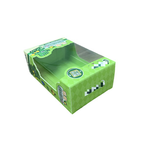 Caja de embalaje de color plegable de cartón blanco impresa personalizada con función de visualización de ventana transparente, utilizada para embalaje de regalo - Product Image 4