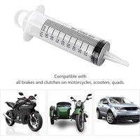Kit universel de purge de frein 100 ml avec tuyau de 50 cm, seringue de purge d'embrayage hydraulique pour moto, scooter, quad, purgeur d'huile monopersonnel