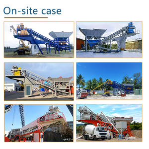Mobiele betoncentrale, draagbare mengstation voor wegenbouw, hoge efficiëntie, volledig automatisch systeem - Product Image 6