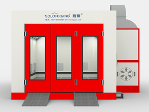 Cabine de <span class=keywords><strong>peinture</strong></span> et de séchage ultra-économique à chauffage au gaz, avec brûleur Riello italien 6,5 kW, pour la réparation de carrosseries automobiles - Product Image 2