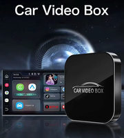 Adaptateur Wi-Fi double bande CarPlay Android Auto 2-en-1, Boîtier multimédia vidéo Netflix AI, Garantie 1 an pour véhicule