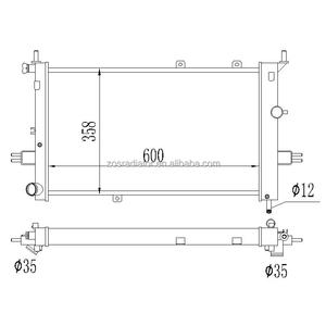 อลูมิเนียมหม้อน้ำสำหรับ Holden Astra TR & TS Series / Opel Astra G <span class=keywords><strong>MK4</strong></span> GSi Coupe SRi Turbo 1.8L 2.0L 1998-2005 - Product Image 1