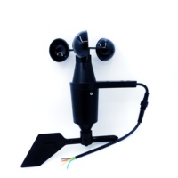 Anémomètre sans fil haute performance ASA anti-UV à trois coupelles, capteur de vitesse et de direction du vent RS485 pour la ville intelligente