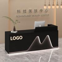 Bureau d'angle moderne, durable, réglable en hauteur et pliable, petit comptoir de caisse pour magasins de vêtements et salons de beauté