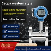 Débitmètre à turbine pour eau, gaz, liquide, gaz naturel, alcool, méthane, haute pression, insertion, affichage numérique, acier inoxydable DN32A