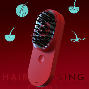 เซรั่มน้ำมันเจริญเติบโตของเส้นผมหวีสั่น EMS ป้องกันผมร่วงแปรงหวีผมน้ำมัน - Product Image 6