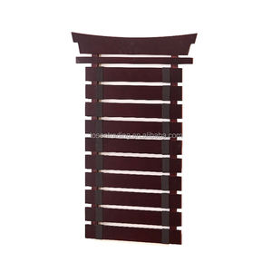 Support de ceinture d'arts martiaux Espresso pour Karaté, Taekwondo et Kung Fu - Matériau MDF contemporain pour Chambre et Salon - Product Image 2