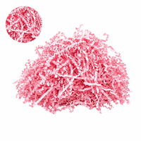 Wholesale 100g/Bag Recyclable Chemical Pulp Silk Paper Creped Raffia Filler Screen Printing for Wedding Candy Gift Packaging