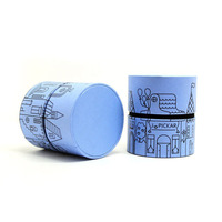 Boîte cylindrique en carton avec logo personnalisé Boîte ronde en tube de papier Boîte d'emballage pour cadeau cosmétique Boîtes pendantes