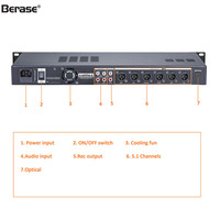 Processeur de puissance stéréo Audio Offres Spéciales L9 6 canaux Processeur de cinéma maison Audio
