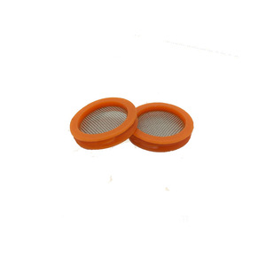 Filtre à liquide en acier inoxydable de 14 mm avec revêtement en silicone, joint torique, maille filtrante - Product Image 1