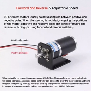 Motor de Engranajes Planetarios de Reducción DC 42GP-42ZY 12V 24V 150KG 42mm Ajustable 12rpm-1622rpm con Escobillas para Uso en Ventiladores - Product Image 4