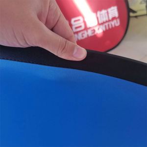 Factory Direct Sales Foldable Pop Thickened Warp Knitting Cloth Sign <b>Banner</b> Zinc-plated Steel Frame Custom Color Basketball - Product Image 4