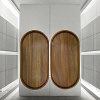 Vente en gros d'assiettes ovales en bois d'acacia massif avec logo personnalisé gravure polissage pour café service à thé occasions de fêtes pour hôtels