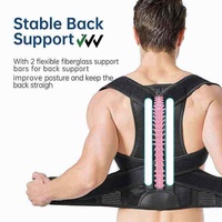Correcteur de posture professionnel réglable et respirant avec fermeture magnétique antidérapante pour le soutien de la scoliose