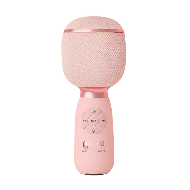 Colorful Portable Wireless Mic Blue Tooth Handheld Karaoke Singing Kids Toys Microphone