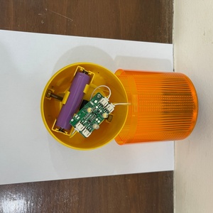 กรวยจราจรพลังงานแสงอาทิตย์สำหรับงานก่อสร้างถนน หลอดไฟ LED วัสดุ PC ไฟพลังงานแสงอาทิตย์ - Product Image 6