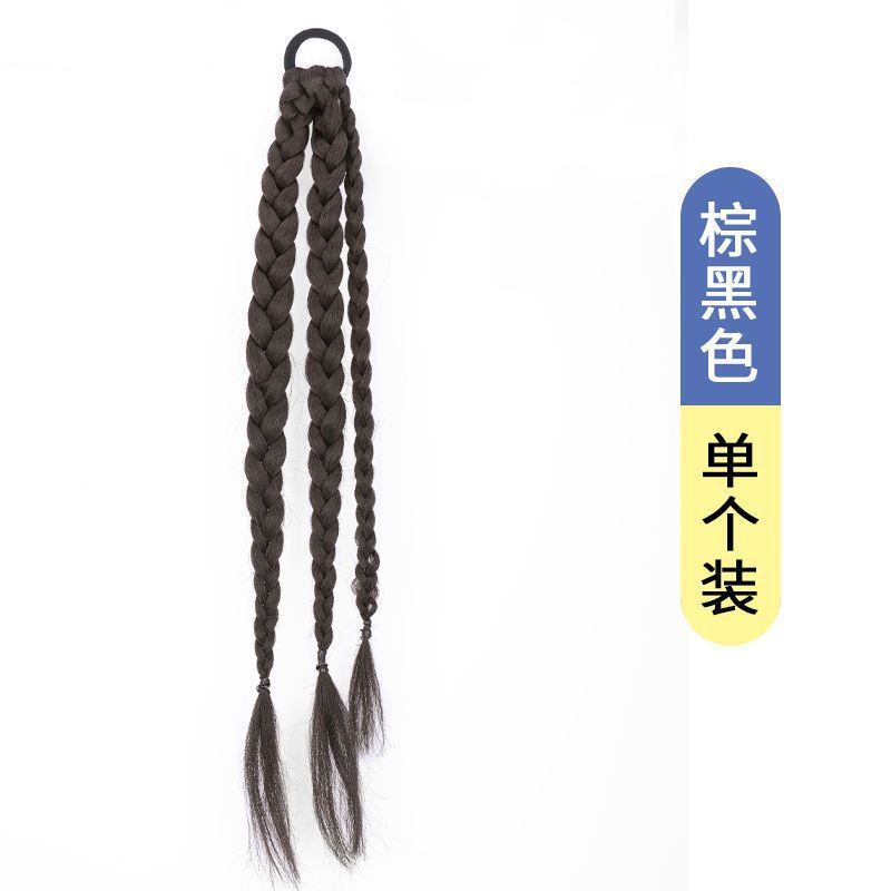 Nuevas trenzas de boxeo estilo chino [marrón y negro]