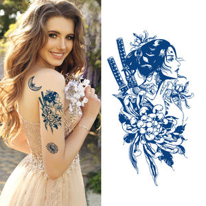 Pegatinas <span class=keywords><strong>de</strong></span> <span class=keywords><strong>tatuaje</strong></span> temporal <span class=keywords><strong>para</strong></span> mujeres y niñas, papel impreso semipermanente, flores <span class=keywords><strong>de</strong></span> <span class=keywords><strong>loto</strong></span> <span class=keywords><strong>de</strong></span> peonía rosa <span class=keywords><strong>para</strong></span> decoración <span class=keywords><strong>de</strong></span> cara y cuerpo - Product Image 4