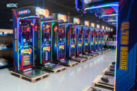 Machine d'arcade de boxe commerciale à monnayeur, jeu de test de force de frappe pour centre de divertissement familial (FEC) et salle de jeux