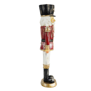 Wholesale Anyouo Polyresin LED Light Christmas <strong>Nutcracker</strong> 3*LR44 Battery for Indoor &amp; Outdoor Xmas Seasonal Decorations - Product Image 5