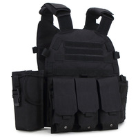Gilet tactique exclusif PUBG MOLLE à fermeture éclair, imperméable, en polyester Oxford camouflage, multifonctionnel, pour forces spéciales