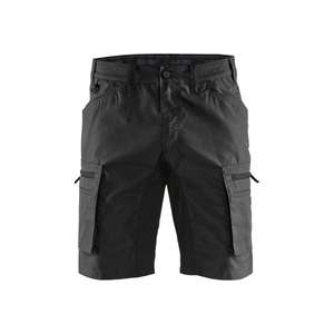 BLAKLADER - 144918459900C58 Service shorts <b>stretch</b> <b>Black</b> - EAN 7330509535929 WORK <b>TROUSERS</b> WORK SHORTS - Product Image 1