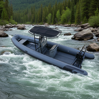 Bateaux gonflables jantes 700 en aluminium, livraison gratuite, grande vitesse, bateaux gonflables Orca Hypalon/PVC à vendre