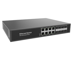 8 Gigabit <b>Ethernet</b> + SFP Managed <b>Switch</b> - Product Image 1