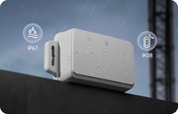 Ibeacon de navegación de seguimiento de ubicación interior de larga duración para Bluetooth 5,1 Asset Tag 5 años de vida útil Grey Beacon