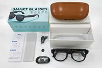Lunettes Intelligentes M02 Ultra AI avec Caméra, Enregistrement Vidéo 1080P, Monture Métallique, Traduction en Temps Réel dans 164 Langues, Chat GPT, Navigation AR