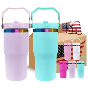 20oz Glossy Tumbler Water <b>Bottle</b> Vacuum Insulated Kids for Laser Engraving - Product Image 1