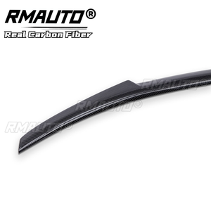 RMAUTO Real Carbon Fiber M Style Car Rear Trunk Spoiler <b>Wing</b> For BMW F10 F11 F18 5 Series M5 2010-2017 Rear <b>Wing</b> Spoiler Lip - Product Image 5