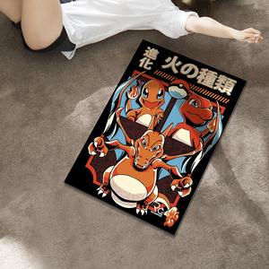 Tùy Chỉnh Thảm Thảm Phim Hoạt Hình Và Dễ Thương Phim Hoạt Hình Thiết Kế Thảm Nhung Chống Trượt Và Máy Có Thể Giặt Khu Vực Thảm - Product Image 3