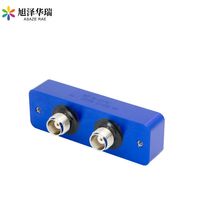 Conector coaxial hermético de marco en D personalizado 2TNC hembra/hembra de 11 GHz para cámara de vacío térmica de simulación espacial