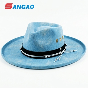 Chapeau juif en pure laine, style Fedora, ajustable, pour les quatre saisons, unisexe - Product Image 4
