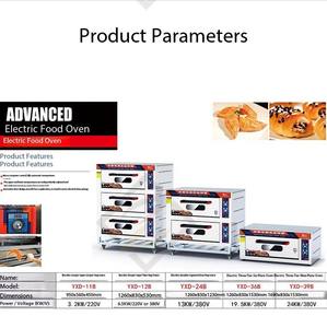 Equipo de Panadería de Alta Calidad, Horno de <span class=keywords><strong>Pizza</strong></span> a Gas de 3 Niveles y 6 Bandejas y Horno Completo para Baguettes para Uso Doméstico y Restaurantes - Product Image 6
