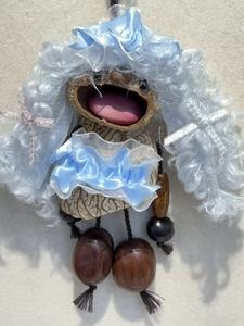Muñeco de Peluche con Forma de Fruta Divertida, Adorable Accesorio de Bolso Hecho a Mano con Pelo de Hilo Ondulado para Niños y Adultos, Regalo Práctico - Product Image 2