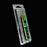 Kemasan Blister Clamshell PET Sekali Pakai yang Dapat Didaur Ulang dengan Embossing untuk Elektronik Konsumen dan Bahan Makanan Grosir