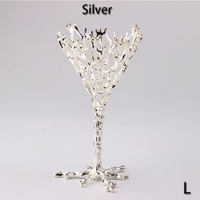 Support de Présentation de Luxe en Métal pour Boules de Cristal et Fleurs, Grande Taille, Hauteur Réglable, Idéal pour la Maison et les Boutiques (Vente en Gros)