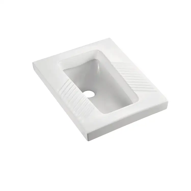 Modern Design High Quality Squat Pan White Ceramic Toilet WC Squatting