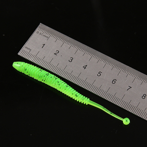S032 10 pz/lotto Jig Worm pesca Silicone <span class=keywords><strong>esche</strong></span> morbide piccole <span class=keywords><strong>esche</strong></span> di gomma artificiale esca morbida pesca spigola <span class=keywords><strong>esche</strong></span> PescaTackle - Product Image 3