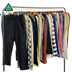 Second Hand Pants Used Women Cotton Pants Used Ladies Daily Wear Long Pant Wholesale Clothing In Bales
