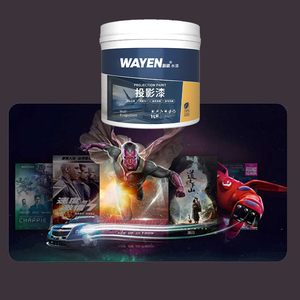 Chất lượng cao nội thất phòng khách tường chiếu sơn dự án đặc biệt chống ánh sáng Rèm chiếu tường tự phủ - Product Image 1