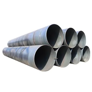 st37 c45 sch40 a106 gr. b a53 se awwa-c-200 5.16 mm wall thickness black carbon seamless steel pipe for oil and gas pipeline
