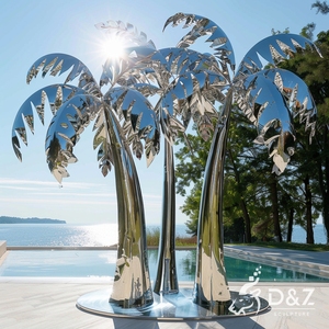 Série Palmiers Métalliques Coasts - Arbres en Acier Inoxydable Résistants au Sel pour les Propriétés Front de Mer - Product Image 3