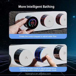 Sistema <span class=keywords><strong>de</strong></span> Control <span class=keywords><strong>de</strong></span> Ducha Inteligente con Pantalla OLED y WiFi, Válvula Mezcladora Termostática <span class=keywords><strong>de</strong></span> 2 y 3 Salidas, Compatible con Todas las <span class=keywords><strong>Marcas</strong></span> <span class=keywords><strong>de</strong></span> Duchas - Product Image 4