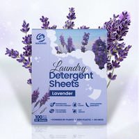 Feuilles de lessive biodégradables OEM sans liquide, naturelles, écologiques, parfum longue durée, nettoyage en profondeur